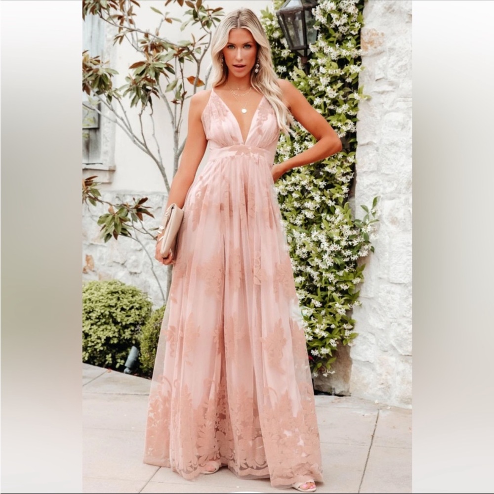 Vici Antonia Maxi Dress Mauve - Small